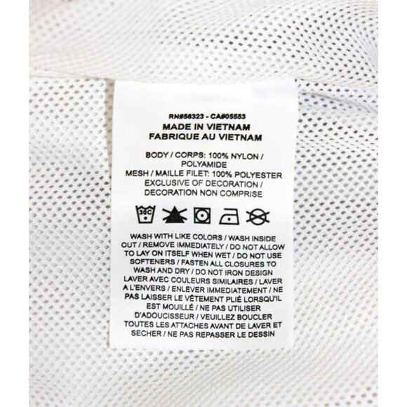 nwot NIKE Swoosh Sportswear Essential Woven Jacket in White/Black (Unisex L) - Picture 11 of 11